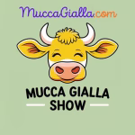 Mucca Gialla Show Logo – Cartoon Style 2